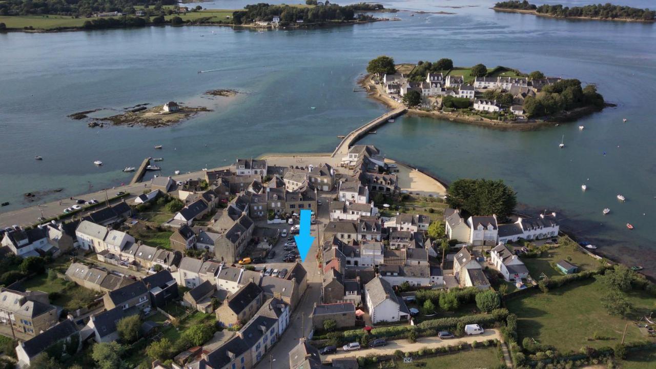 Pierre et mer au cœur de Saint Cado Belz Extérieur photo
