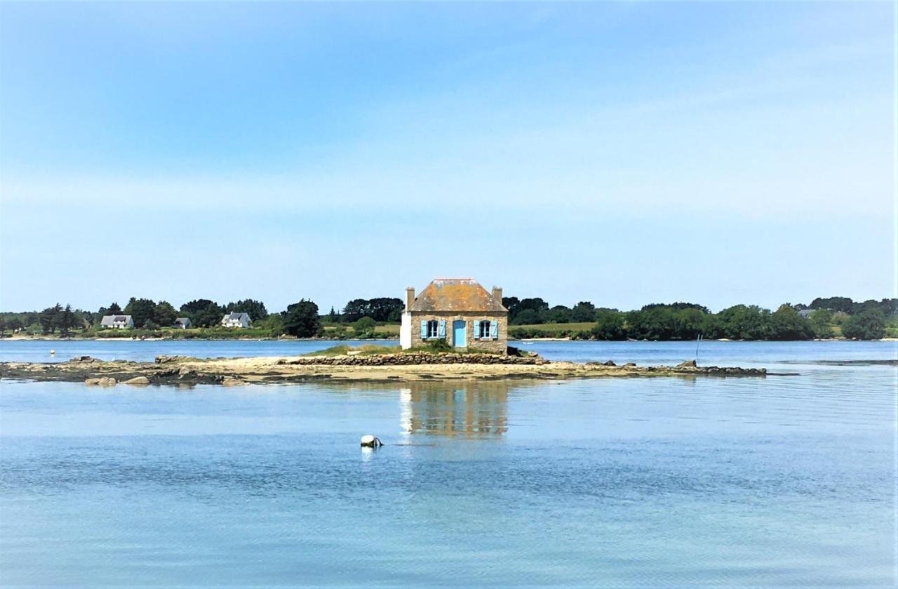 Pierre et mer au cœur de Saint Cado Belz Extérieur photo